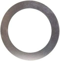 Made in USA - 0.008" Thick, 1-3/8" Inside x 1-7/8" OD, Round Shim - Uncoated 302/304 Stainless Steel - USA Tool & Supply
