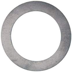 Made in USA - 0.02" Thick, 1-1/2" Inside x 2-1/8" OD, Round Shim - Uncoated 302/304 Stainless Steel - USA Tool & Supply