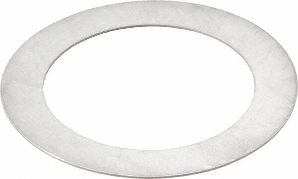Made in USA - 0.024" Thick, 1-1/2" Inside x 2-1/8" OD, Round Shim - Uncoated 302/304 Stainless Steel - USA Tool & Supply