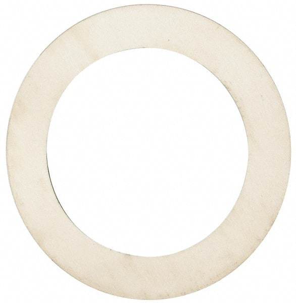 Made in USA - 0.003" Thick, 1-1/2" Inside x 2-1/8" OD, Round Shim - Uncoated 302/304 Stainless Steel - USA Tool & Supply