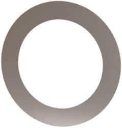 Made in USA - 0.004" Thick, 1-1/2" Inside x 2-1/8" OD, Round Shim - Uncoated 302/304 Stainless Steel - USA Tool & Supply
