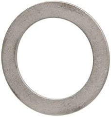Made in USA - 0.048" Thick, 1-1/2" Inside x 2-1/8" OD, Round Shim - Uncoated 302/304 Stainless Steel - USA Tool & Supply