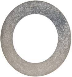 Made in USA - 0.02" Thick, 1-3/4" Inside x 2-3/4" OD, Round Shim - Uncoated 302/304 Stainless Steel - USA Tool & Supply