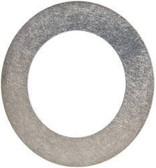 Made in USA - 0.02" Thick, 1-3/4" Inside x 2-3/4" OD, Round Shim - Uncoated 302/304 Stainless Steel - USA Tool & Supply