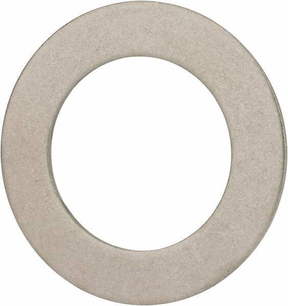 Made in USA - 0.09" Thick, 1-3/4" Inside x 2-3/4" OD, Round Shim - Uncoated 302/304 Stainless Steel - USA Tool & Supply