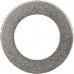 Made in USA - 0.016" Thick, 3/8" Inside x 5/8" OD, Round Shim - 5/16" Screw, Uncoated 316 Stainless Steel - USA Tool & Supply