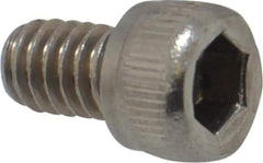 Value Collection - #8-32 UNC Hex Socket Drive, Socket Cap Screw - Grade 18-8 Stainless Steel, 1/4" Length Under Head - USA Tool & Supply