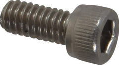 Value Collection - #8-32 UNC Hex Socket Drive, Socket Cap Screw - Grade 18-8 Stainless Steel, 3/8" Length Under Head - USA Tool & Supply