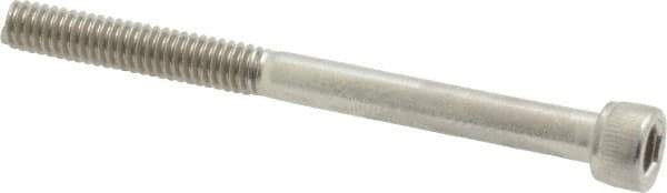 Value Collection - #8-32 UNC Hex Socket Drive, Socket Cap Screw - Grade 18-8 Stainless Steel, 2" Length Under Head - USA Tool & Supply