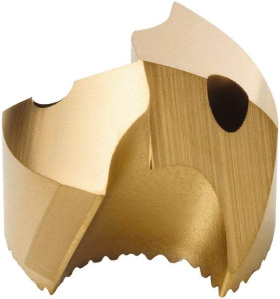 Seco - Series SD100, 17.5mm Diam 140° Replaceable Drill Tip - Carbide, TiAlN Finish, Through Coolant - USA Tool & Supply