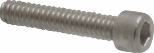 Value Collection - #0-80 UNF Hex Socket Drive, Socket Cap Screw - Grade 18-8 Stainless Steel, 5/16" Length Under Head - USA Tool & Supply