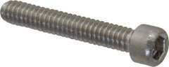 Value Collection - #0-80 UNF Hex Socket Drive, Socket Cap Screw - Grade 18-8 Stainless Steel, 3/8" Length Under Head - USA Tool & Supply