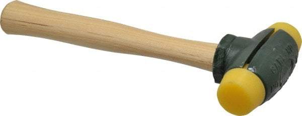 Garland - 1-1/2 Lb Head 1-1/4" Face Plastic Split Head Hammer - 11" OAL, Wood Handle - USA Tool & Supply