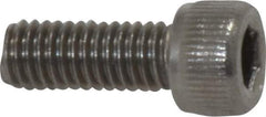 Value Collection - #10-32 UNF Hex Socket Drive, Socket Cap Screw - Grade 18-8 Stainless Steel, 1/2" Length Under Head - USA Tool & Supply