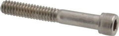 Value Collection - 1/4-20 UNC Hex Socket Drive, Socket Cap Screw - Grade 18-8 Stainless Steel, Partially Threaded, 1-3/4" Length Under Head - USA Tool & Supply