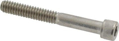 Value Collection - 1/4-20 UNC Hex Socket Drive, Socket Cap Screw - Grade 18-8 Stainless Steel, Partially Threaded, 2" Length Under Head - USA Tool & Supply