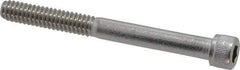 Value Collection - 1/4-20 UNC Hex Socket Drive, Socket Cap Screw - Grade 18-8 Stainless Steel, Partially Threaded, 2-1/2" Length Under Head - USA Tool & Supply