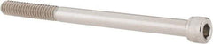 Value Collection - 1/4-20 UNC Hex Socket Drive, Socket Cap Screw - Grade 18-8 Stainless Steel, 3-1/2" Length Under Head - USA Tool & Supply