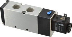 ARO/Ingersoll-Rand - 3/8", 4-Way 2-Position Maxair Stacking Solenoid Valve - 24 VDC, 1.65 CV Rate, 1.81" High - USA Tool & Supply