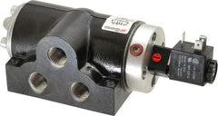 ARO/Ingersoll-Rand - 3/8", K Series 4-Way High Flow Stacking Solenoid Valve - 120 VAC, 2.3 CV Rate, 2.56" High - USA Tool & Supply