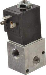 ARO/Ingersoll-Rand - 1/4", CAT Series 3-Way 2-Position Stacking Solenoid Valve - 120 VAC, 0.2 CV Rate, 3-1/2" High - USA Tool & Supply