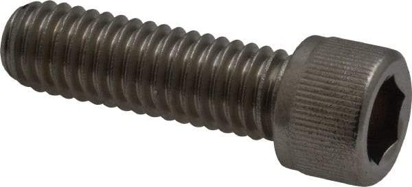 Value Collection - 3/8-16 UNC Hex Socket Drive, Socket Cap Screw - Grade 18-8 Stainless Steel, Fully Threaded, 1-1/4" Length Under Head - USA Tool & Supply