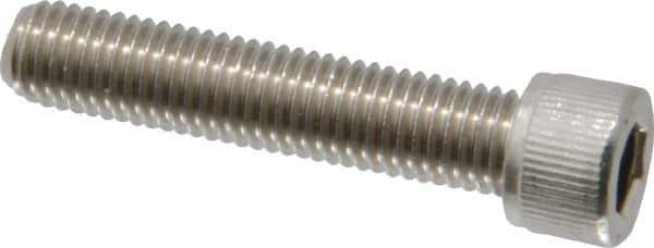 Value Collection - 1/4-28 UNF Hex Socket Drive, Socket Cap Screw - Grade 18-8 Stainless Steel, 1-1/4" Length Under Head - USA Tool & Supply