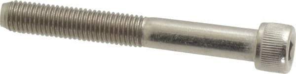 Value Collection - 1/4-28 UNF Hex Socket Drive, Socket Cap Screw - Grade 18-8 Stainless Steel, 2" Length Under Head - USA Tool & Supply