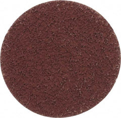 Made in USA - 2" Disc Diam, 600 Grit, Aluminum Oxide Quick Change Disc - Type S Attaching System, Coated, Brown, Super Fine Grade - USA Tool & Supply