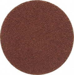 Made in USA - 3" Disc Diam, 400 Grit, Aluminum Oxide Quick Change Disc - Type S Attaching System, Coated, Brown, Super Fine Grade - USA Tool & Supply