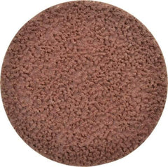 Made in USA - 2" Disc Diam, 120 Grit, Aluminum Oxide Quick Change Disc - Type R Attaching System, Coated, Brown, Fine Grade - USA Tool & Supply
