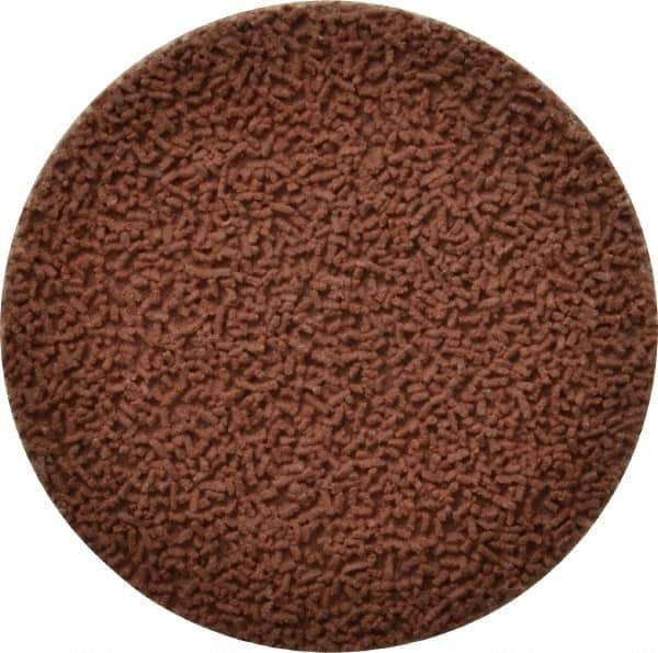 Made in USA - 2" Disc Diam, 320 Grit, Aluminum Oxide Quick Change Disc - Type R Attaching System, Coated, Brown, Extra Fine Grade - USA Tool & Supply