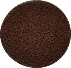 Made in USA - 2" Disc Diam, 600 Grit, Aluminum Oxide Quick Change Disc - Type R Attaching System, Coated, Brown, Super Fine Grade - USA Tool & Supply