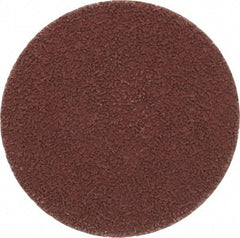 Made in USA - 3" Disc Diam, 320 Grit, Aluminum Oxide Quick Change Disc - Type R Attaching System, Coated, Brown, Extra Fine Grade - USA Tool & Supply