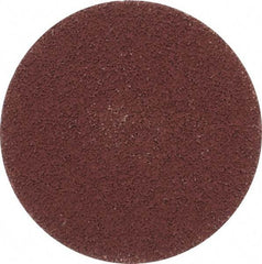 Made in USA - 3" Disc Diam, 600 Grit, Aluminum Oxide Quick Change Disc - Type R Attaching System, Coated, Brown, Super Fine Grade - USA Tool & Supply