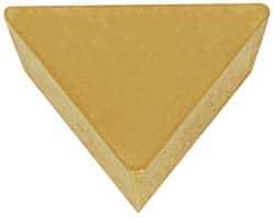 Hertel - TPG332 Grade HC335 Carbide Turning Insert - TiC/TiCN/TiN Finish, 60° Triangle, 3/8" Inscr Circle, 3/16" Thick, 1/32" Corner Radius - USA Tool & Supply
