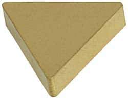 Hertel - TNG321 Grade HC335 Carbide Turning Insert - TiC/TiCN/TiN Finish, 60° Triangle, 3/8" Inscr Circle, 1/8" Thick, 1/64" Corner Radius - USA Tool & Supply