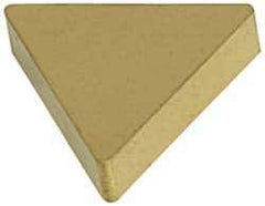 Hertel - TNG321 Grade HC335 Carbide Turning Insert - TiC/TiCN/TiN Finish, 60° Triangle, 3/8" Inscr Circle, 1/8" Thick, 1/64" Corner Radius - USA Tool & Supply