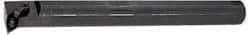 Hertel - 1.3" Min Bore Diam, 12" OAL, 1" Shank Diam, A-MDUN Indexable Boring Bar - DN.. Insert, Screw or Clamp Holding Method - USA Tool & Supply