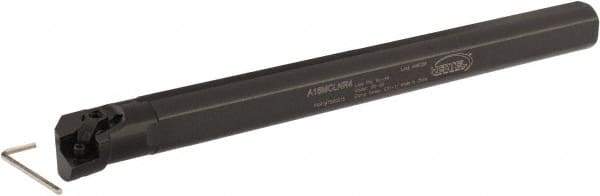 Hertel - 1.2" Min Bore Diam, 12" OAL, 1" Shank Diam, A-MCLN Indexable Boring Bar - CN.. Insert, Screw or Clamp Holding Method - USA Tool & Supply