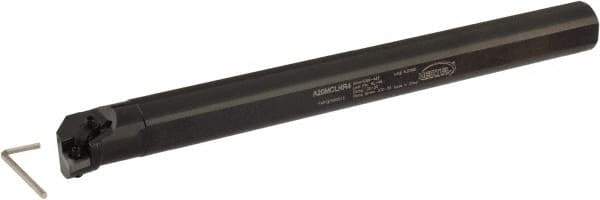 Hertel - 1.47" Min Bore Diam, 14" OAL, 1-1/4" Shank Diam, A-MCLN Indexable Boring Bar - CN.. Insert, Screw or Clamp Holding Method - USA Tool & Supply
