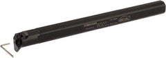 Hertel - 1.3" Min Bore Diam, 12" OAL, 1" Shank Diam, A-MDUN Indexable Boring Bar - DN.. Insert, Screw or Clamp Holding Method - USA Tool & Supply