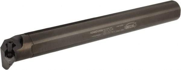 Hertel - 2" Min Bore Diam, 14" OAL, 1-1/2" Shank Diam, A-MDUN Indexable Boring Bar - DN.. Insert, Screw or Clamp Holding Method - USA Tool & Supply