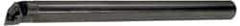 Hertel - 1.22" Min Bore Diam, 12" OAL, 1" Shank Diam, A-MWLN Indexable Boring Bar - WN.. Insert, Screw or Clamp Holding Method - USA Tool & Supply