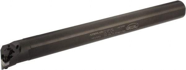 Hertel - 1.47" Min Bore Diam, 14" OAL, 1-1/4" Shank Diam, A-MWLN Indexable Boring Bar - WN.. Insert, Screw or Clamp Holding Method - USA Tool & Supply