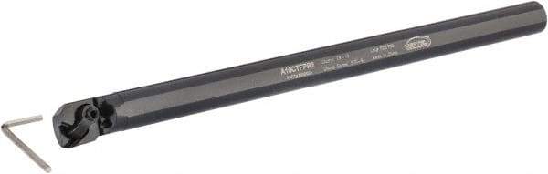 Hertel - 0.77" Min Bore Diam, 10" OAL, 5/8" Shank Diam, A-CTFP Indexable Boring Bar - TP.. Insert, Clamp Holding Method - USA Tool & Supply