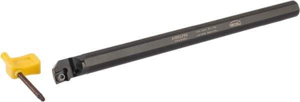 Hertel - 0.77" Min Bore Diam, 10" OAL, 5/8" Shank Diam, A-SCLP Indexable Boring Bar - CP.. 32.52 Insert, Screw Holding Method - USA Tool & Supply
