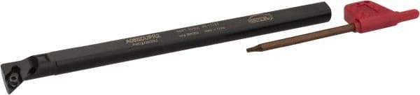 Hertel - 0.6" Min Bore Diam, 6" OAL, 3/8" Shank Diam, A-SDUP Indexable Boring Bar - DP.. 21.51 Insert, Screw Holding Method - USA Tool & Supply