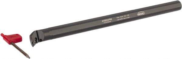 Hertel - 0.85" Min Bore Diam, 10" OAL, 5/8" Shank Diam, A-SDUP Indexable Boring Bar - DP.. 32.52 Insert, Screw Holding Method - USA Tool & Supply