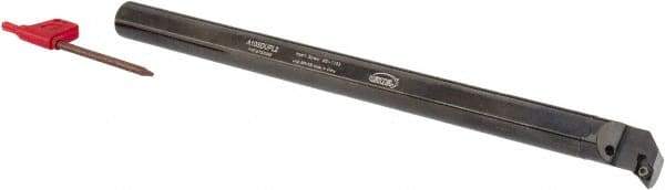 Hertel - 0.85" Min Bore Diam, 10" OAL, 5/8" Shank Diam, A-SDUP Indexable Boring Bar - DP.. Insert, Screw Holding Method - USA Tool & Supply